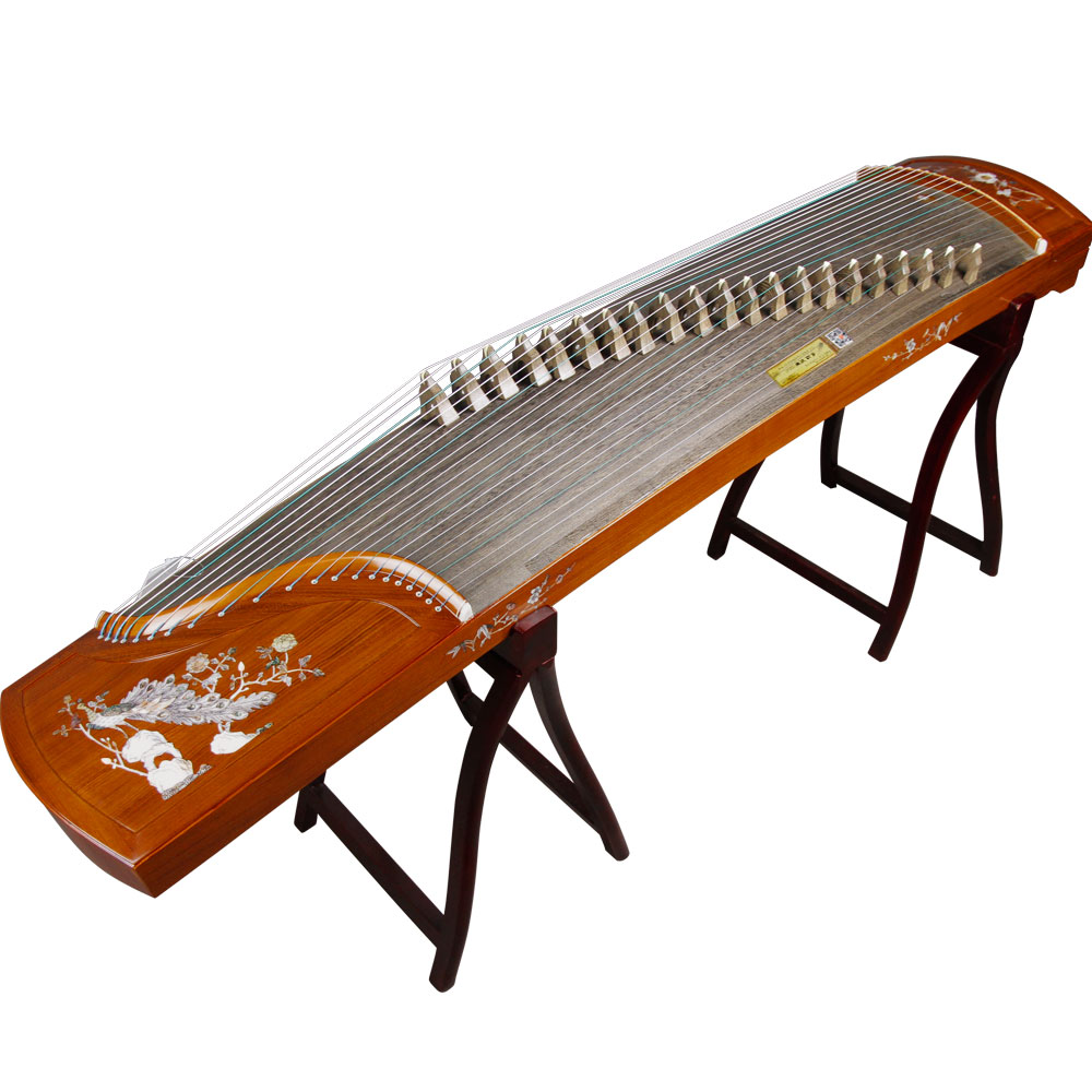 扬州州际乐器专营店扬州龙凤古筝柚木实木螺钿专业演奏成人儿童初学者学习入门考级琴3