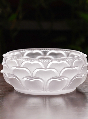 珍悦琉璃五路白财神水供佛像摆件