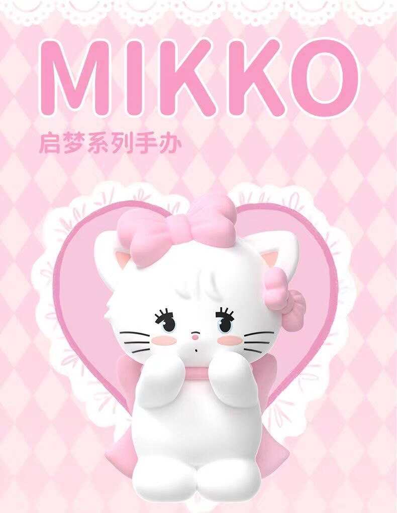 正品可选款名创优品mikko启梦系列盲盒潮玩手办可爱公仔女孩摆件 - 图0