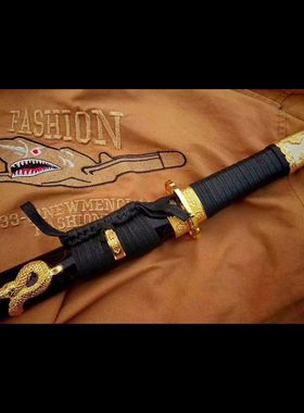 龙泉市刀剑高锰钢手工锻打短刀