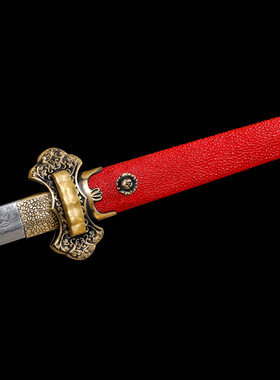 龙泉市刀剑一体手工锻打宝剑