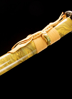 龙泉市刀剑高锰钢烤金日式居合刀