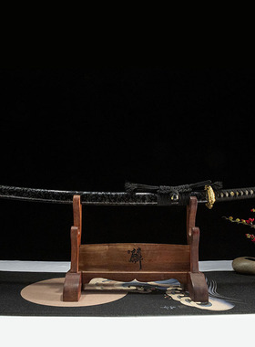 手工T10钢覆土烧刃日本刀武士刃东洋居合刀钢刀龙泉katana未开刃
