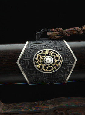 龙泉市刀剑三色铜一体八面汉剑