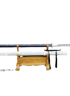 龙泉市刀剑高锰钢双手康熙战刀