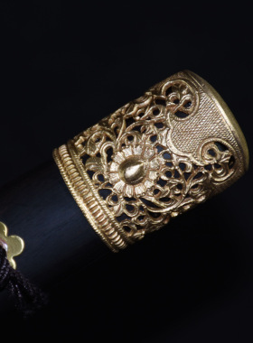 龙泉市刀剑花纹钢手工锻打唐剑