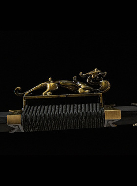 龙泉市手工锻打大马士革纹汉剑