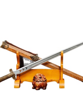 龙泉市刀剑高锰钢一体六面春秋