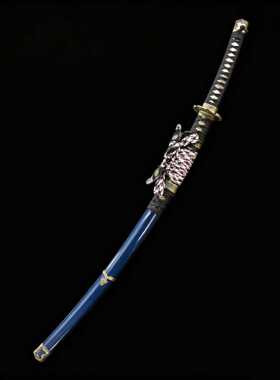 龙泉手工一体Tachi太刀日本刀龙泉刀剑武士刃高锰钢长刀未开刃