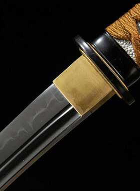 素装一体短刀日本居合刀胁差东洋武士刃龙泉刀剑Wakizashi未开刃