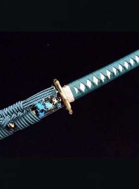 龙泉市刀剑T10钢烧刃打刀镐造真