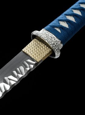 龙泉刀剑花纹钢锻打宝剑未开刃