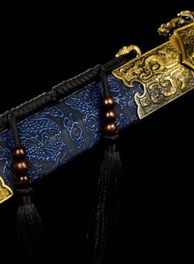 龙泉市刀剑一体高锰钢春秋汉剑