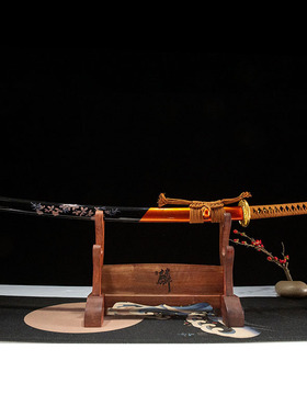 碳素钢日本武式刀东洋高硬度武士刃长刀居合龙泉刀剑katana未开刃