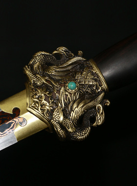 龙泉市刀剑花纹钢工艺宝剑手工