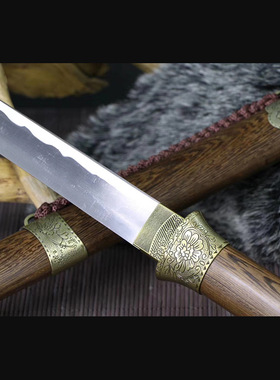 龙泉周匠刀剑宝剑直刀套装金属