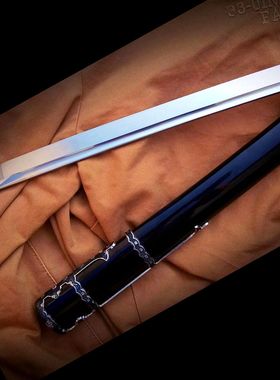 龙泉手工刀剑研磨一体锻打日式