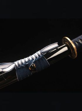 龙泉刀剑宝剑花纹钢手工锻打