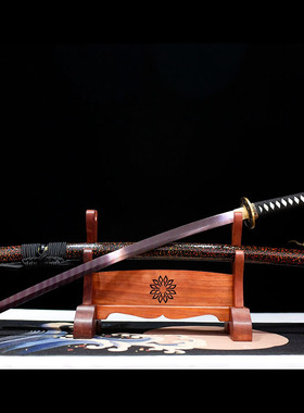 魔龙打刀日本长刀花纹钢扭转