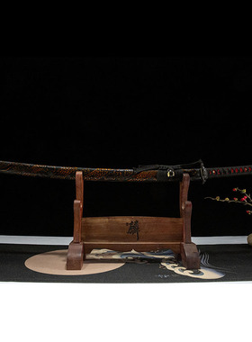 一体龙泉刀剑手工锻打日本武式刀东洋武士刃打刀长刀katana未开刃