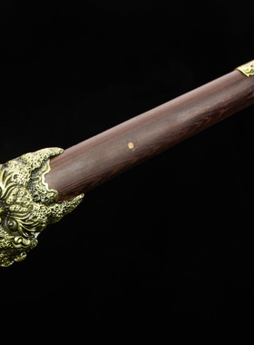 龙泉市刀剑高锰钢龙王唐横刀一体