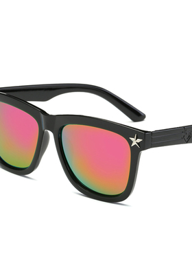 明星款潮牌墨镜女酒吧蹦迪潮个性五角星驾驶男士太阳镜防紫外线