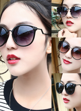 2021新款复古金属女潮反光太阳镜