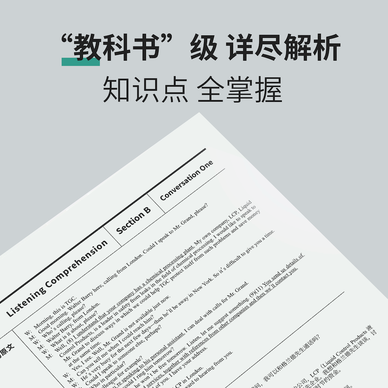 【百词斩旗舰店】备考2024年6月大学英语六级考试详解真题模拟六级试卷历年真题 赠高频词汇写作模板考试攻略cet6 - 图2