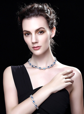 ins轻奢小众嘻哈礼服锁骨链定制