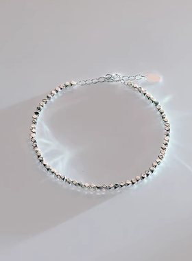 女镀纯银轻奢碎银几两手链手串