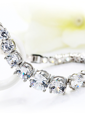 新款彩色水晶锆石手链