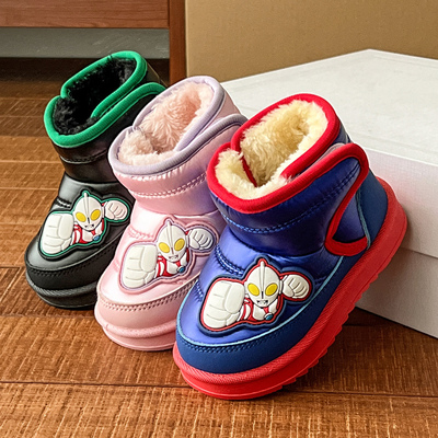 儿童冬季雪地靴冬天保暖棉靴