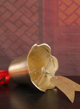 纯黄铜风铃挂饰寺庙家居装饰挂件