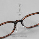 Ultra-light glasses frames for men and women, retro literary and high-end sense, eye-less makeup, small face, can be matched with myopia frames