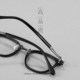 Japanese hand-made retro medium gold glasses myopia eye frame men's black frame big face square frame plate glasses frame trendy