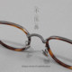 Japanese hand-made designer glasses frame, ultra-light myopic temperament, high-end pure titanium round frame anti-blue light discoloration glasses