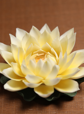 晟美陶瓷莲花香插家用供佛香座线香香炉室内茶道熏香家居造景摆件