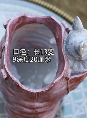 树脂小猫创意个性大号花园装饰
