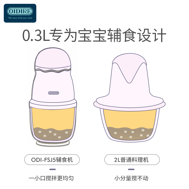 德国oidire oidire宝宝料理机/食物搅拌器