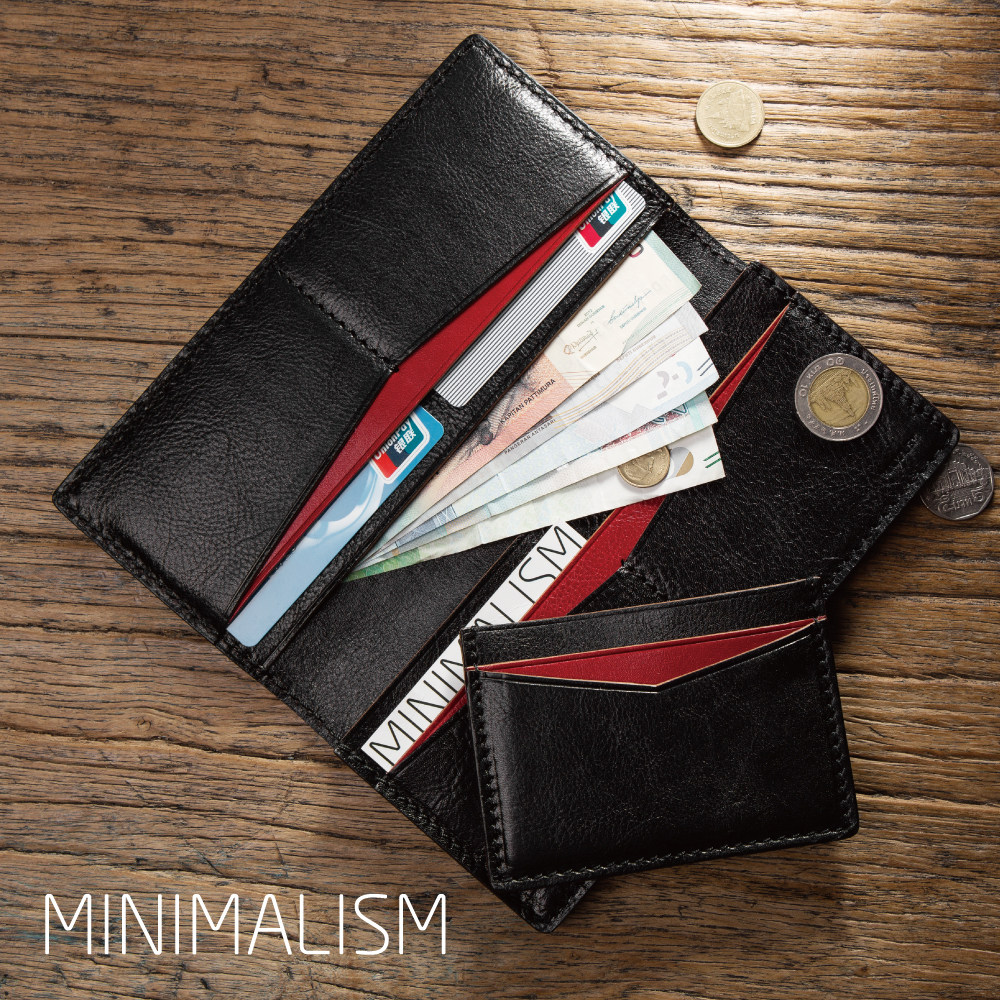 2019新款极简主义头层牛皮零钱包 minimalism简礼卡包