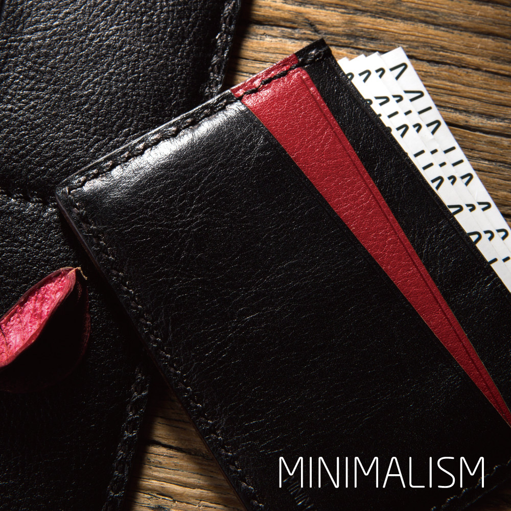 2019新款极简主义头层牛皮零钱包 minimalism简礼卡包