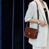 New style genuine leather large capacity crossbody small square bag for women