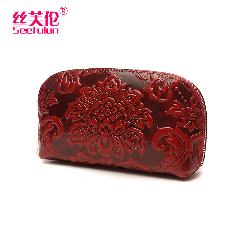 真皮贝壳女士气质晚宴礼服零钱包 丝芙伦女士包袋