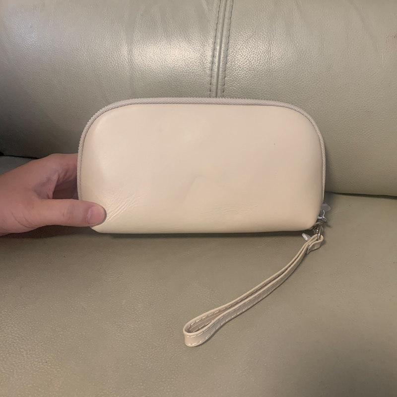 Sephoron vegetable tanned cowhide large-capacity hand coin purse