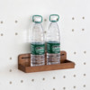 Hole board accessories solid wood laminate box basket storage rack storage rack walnut color 12mm15mm universal