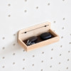 Hole board accessories solid wood laminate box basket storage rack storage rack walnut color 12mm15mm universal