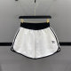 Contrast Color Casual Shorts Women's Sports A-Line Wide Legs