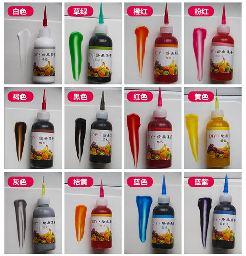 盘饰绘画工具果酱画果酱套装全套厨师厨房装饰点缀摆盘小挤壶专用 - 图2