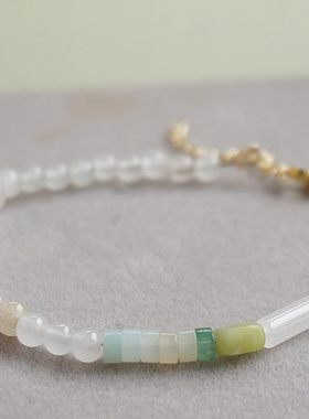 原创天然石小众设计手链