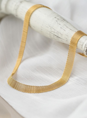 轻奢简约ins颈链小众项链女锁骨链甲状腺术后遮疤痕项链不掉色